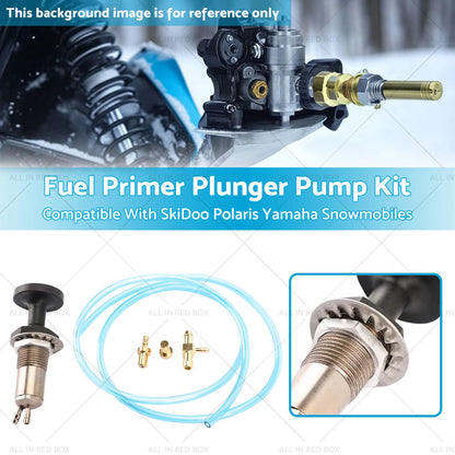 Fuel Primer Plunger Pump for SkiDoo Polaris Yamaha Snowmobiles
