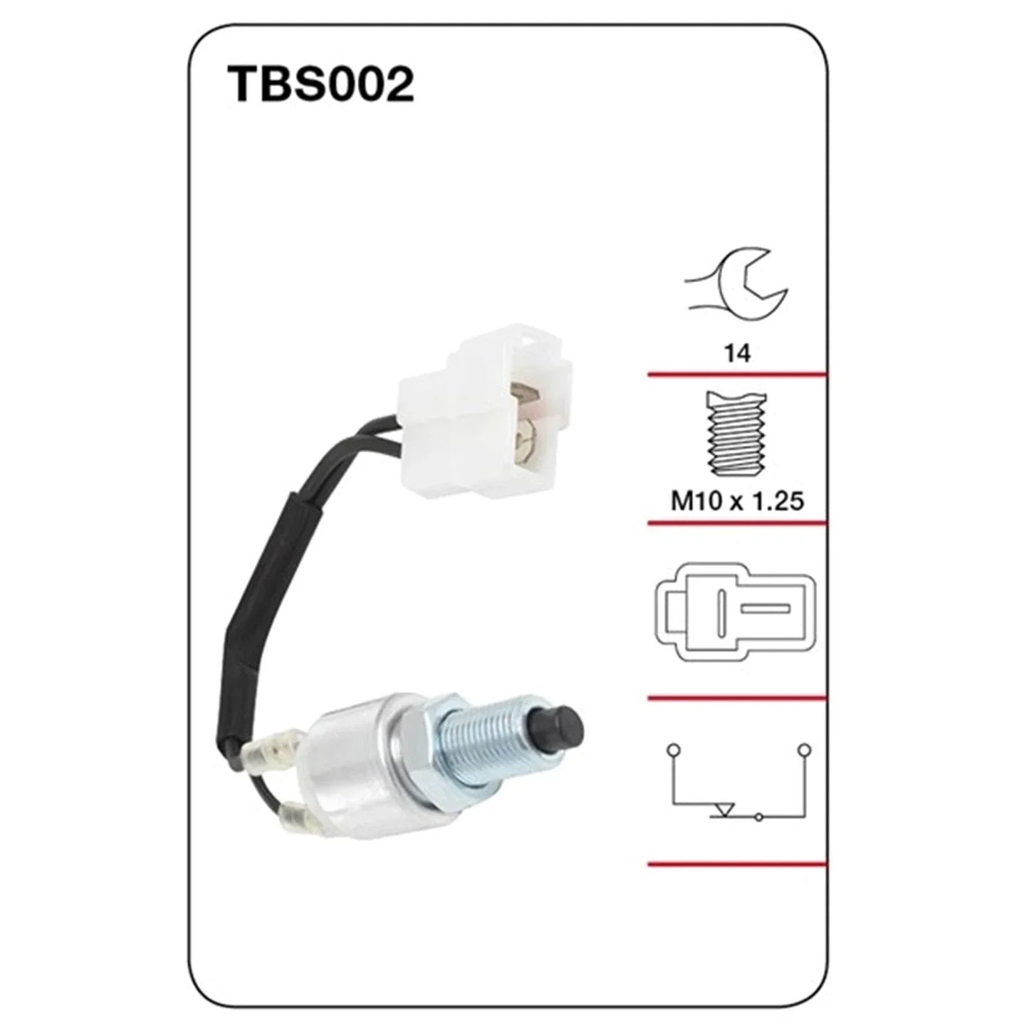 Brake Stop Light Switch for Toyota Hiace RZH125 4cyl 2.4L 2RZ 2RZ-E 1989~2003
