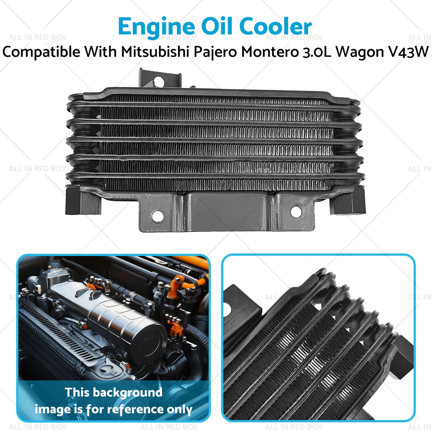 Engine Oil Cooler for Mitsubishi Pajero Montero 3.0L Wagon (1991-1999)