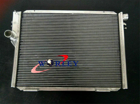 Aluminum Radiator & Fan for BMW 5 E28 524D/524TD 2.4L Diesel (1986-1987)