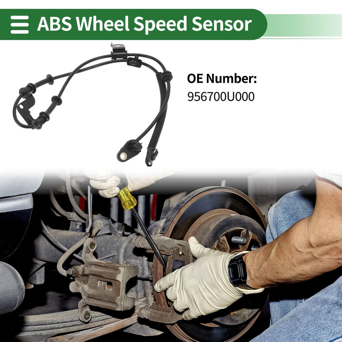 ABS Wheel Speed Sensor for Hyundai Accent Front Left (2000-2005)