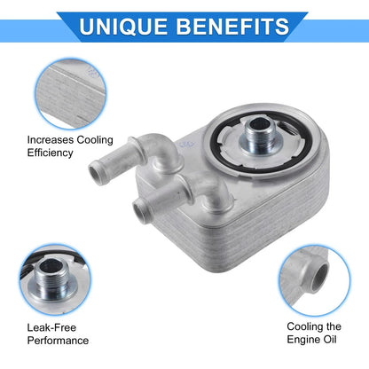 Engine Oil Cooler with Seals & Bolt for Chrysler 200 (2011-2014)