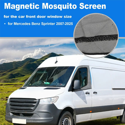 Magnetic Mosquito Screen for Mercedes Benz Sprinter 2007-2025 47x31in