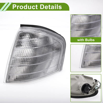Left Corner Signal Light Cover for Mercedes-Benz (1994-2000)