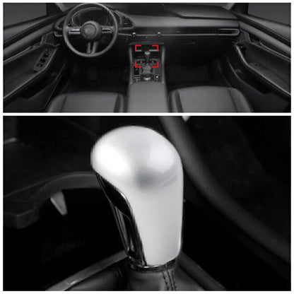 Mazda 3 Axela Silver Console Gear Shift Knob Cover Trim (2020-2021)