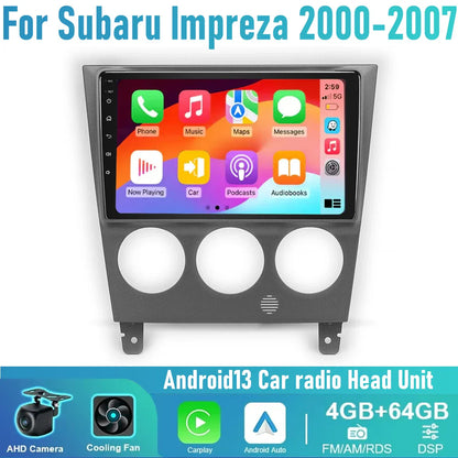 9" Wireless CarPlay Android Auto Head Unit for Subaru Impreza (2000-2007)