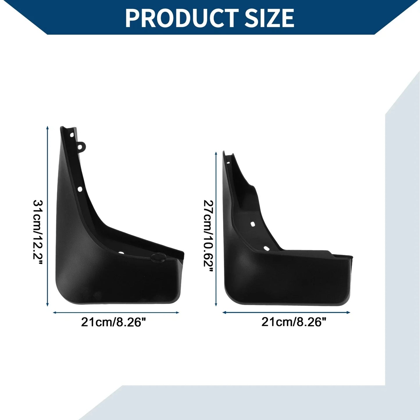 Mud Flaps Splash Guards for Mercedes-Benz GLA 220/200 (2014-2019)