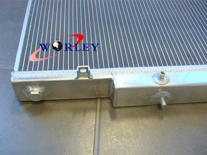 Aluminum Radiator & Fans for Nissan Patrol Y61 Petrol 4.5L (1997+)