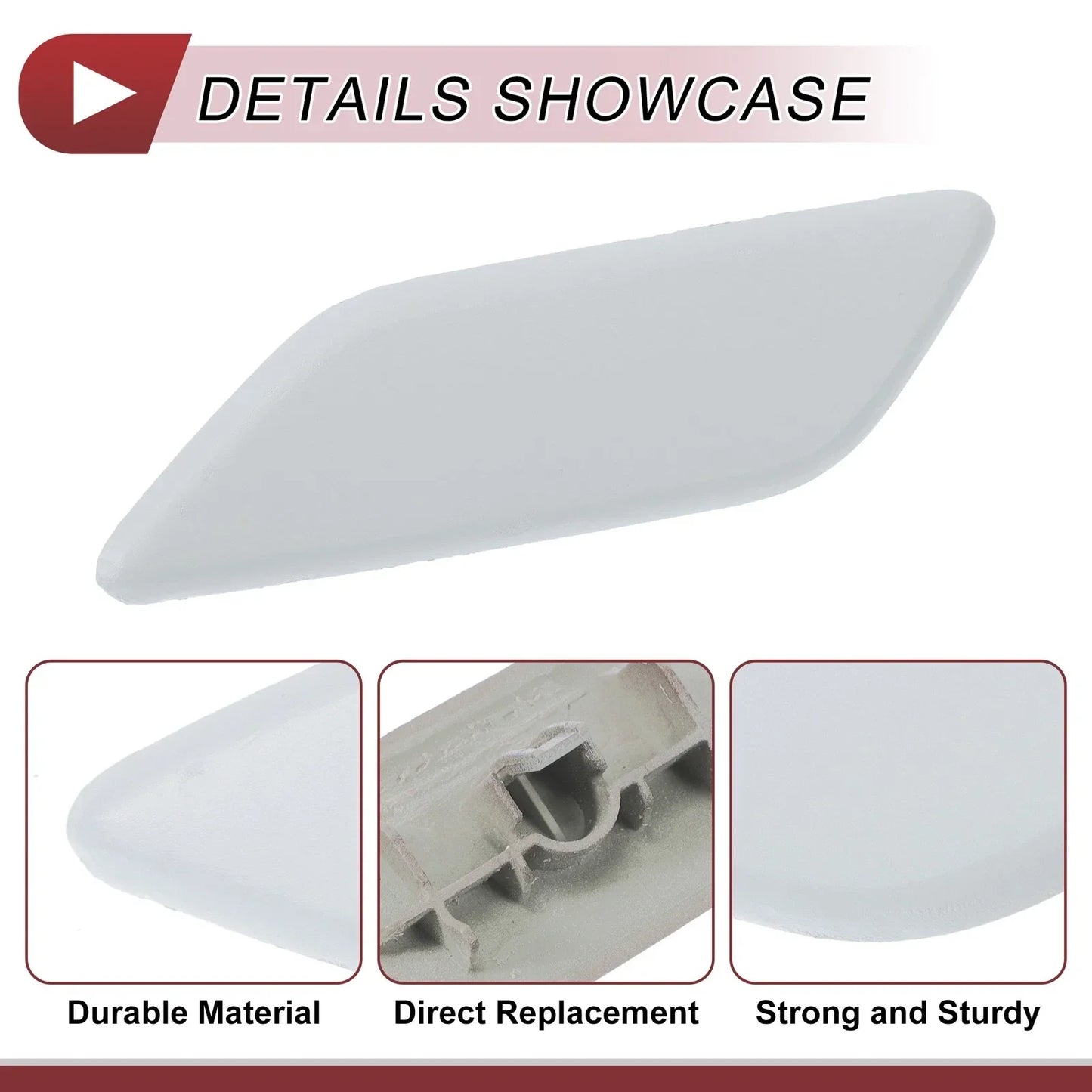 Front Left Washer Nozzle Cover for Honda CR-V 2015-2017 - Unpainted 1 x Cap