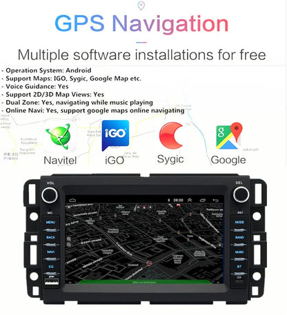 7'' Car Stereo Radio Head Unit for Chevrolet Tahoe, Hummer H2 (2007-2014)