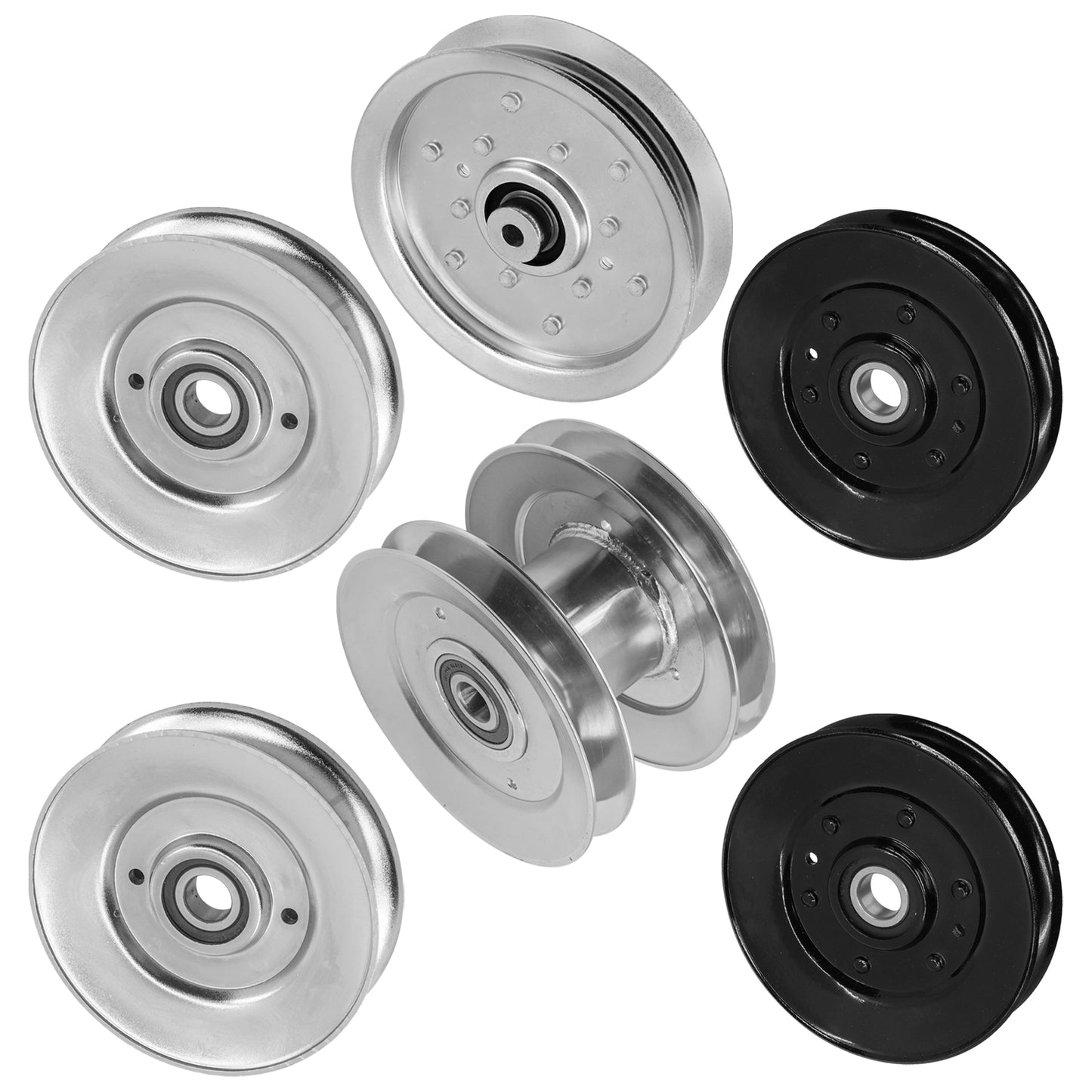 Deck Pulleys Replacement Set for John Deere X330 X350 X354 X370 (42") (2005–2018)