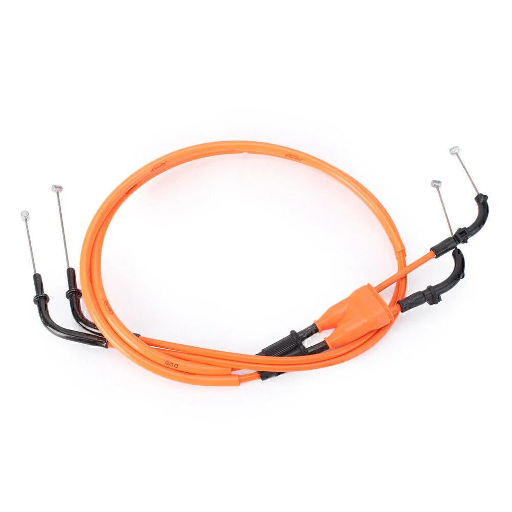 Throttle Cable Accelerator Wire for Kawasaki Z1000 (2007-2008) Orange