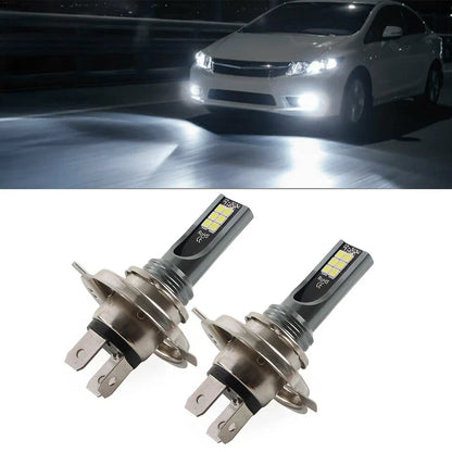 H4 LED Headlight Bulbs Pair for Car Model