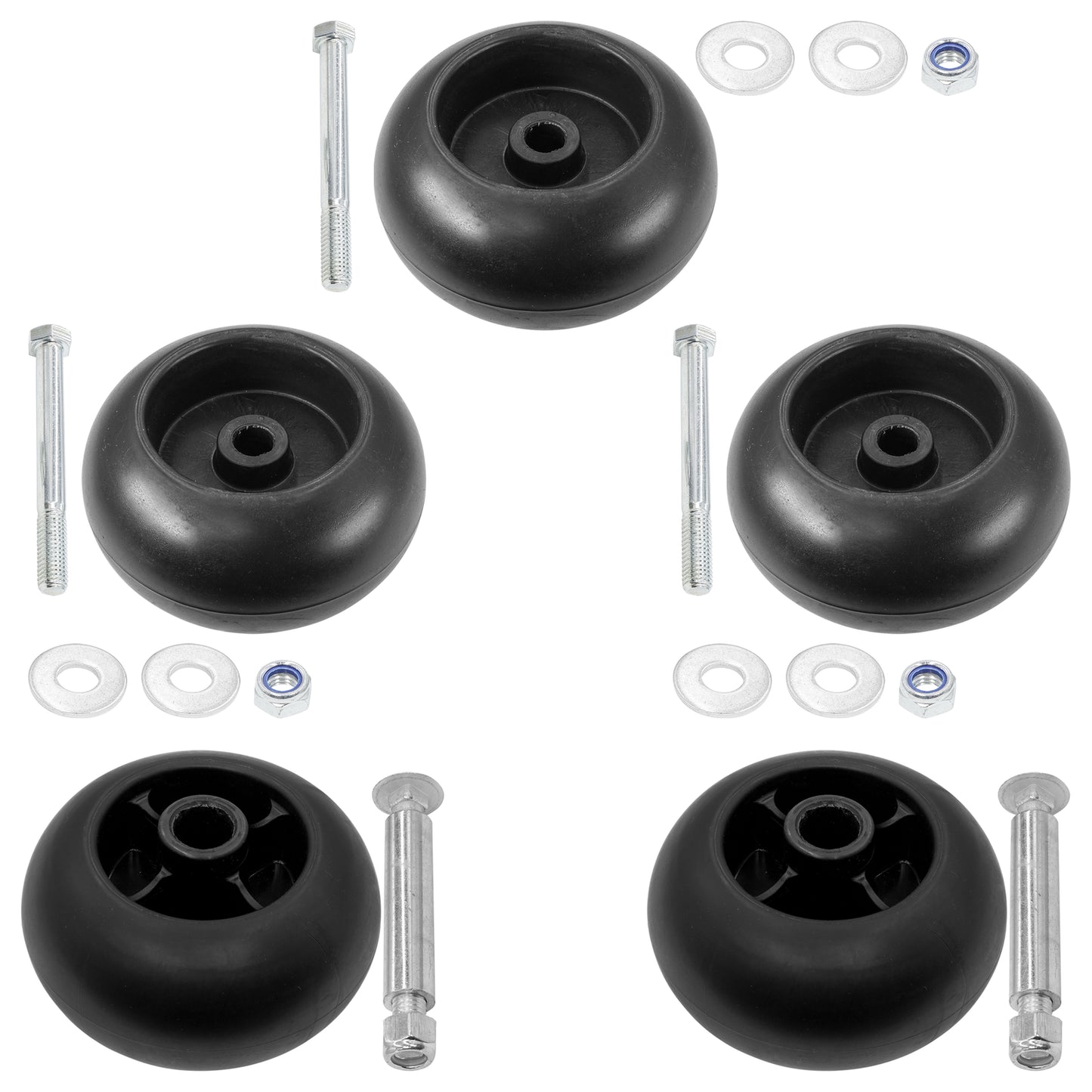 54 Inch Deck Anti Scalp Wheel Flip Up for Hustler Raptor (2016–2020)