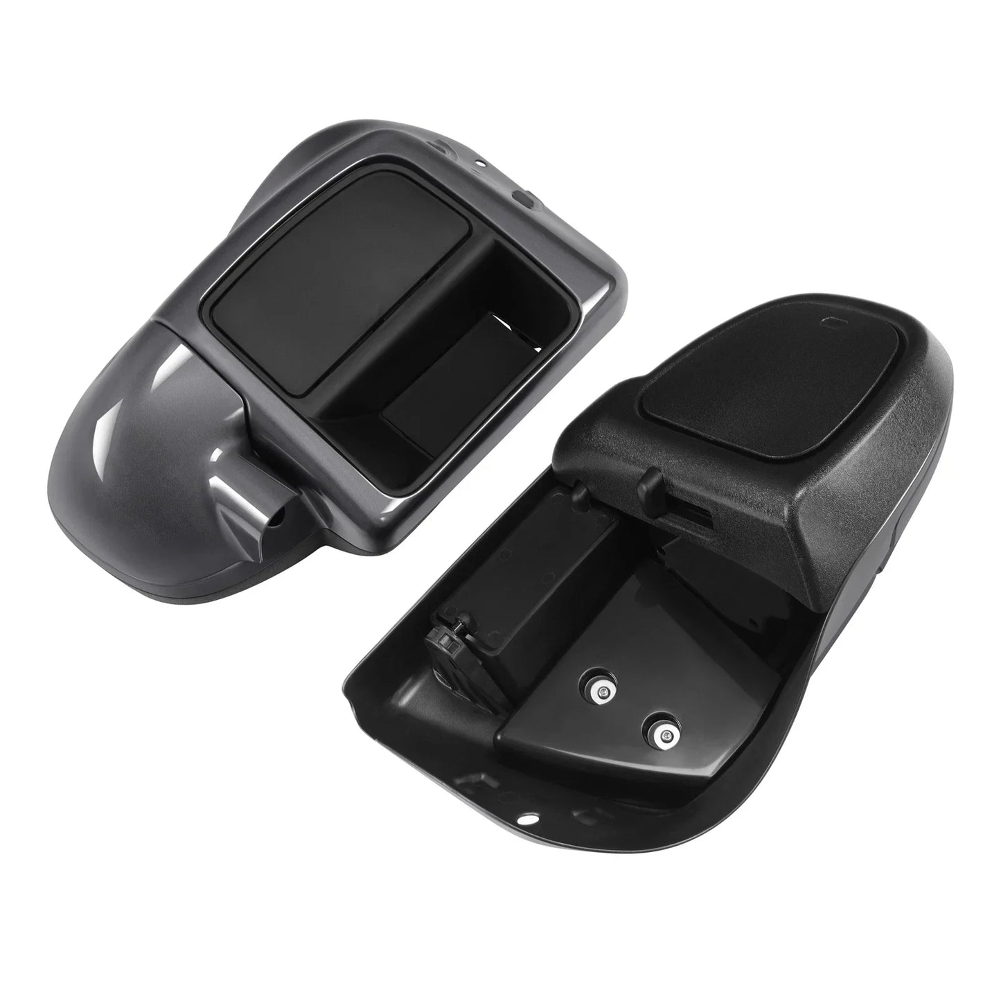Lower Vented Fairings for Harley Touring (2014-2025) Gauntlet Gray Metallic
