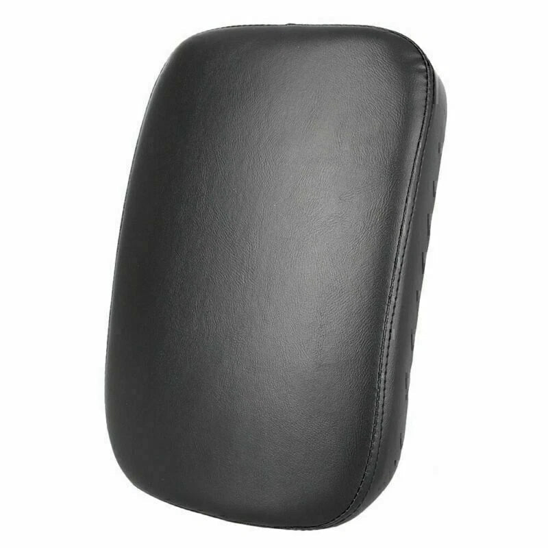 Universal Rear Seat Leather Pillion Pad w/ 6 Suction Cups for Harley