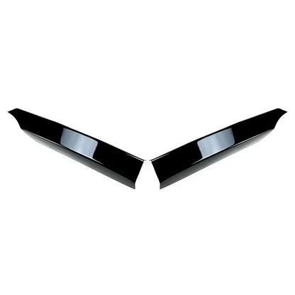 Gloss Black Front Bumper Side Spoiler Lip for BMW 1 Series E82 E88 (08-13)