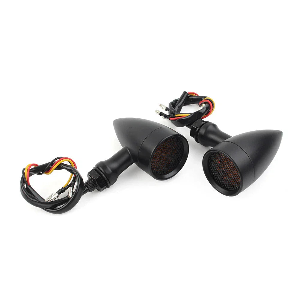 Amber LED Turn Signal Blinker Light for Harley & Honda Motorcycles