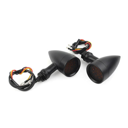 Amber LED Turn Signal Blinker Light for Harley & Honda Motorcycles