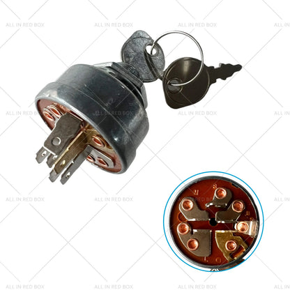 Ignition Switch 6Pin for John Deere, Scag, Toro, Ferris Mowers