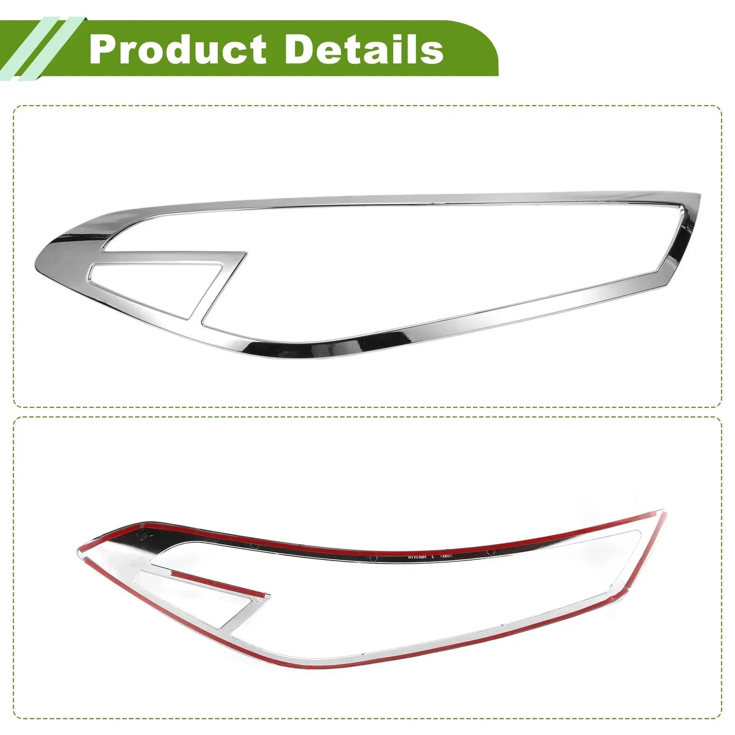 Front Left Right Headlight Trim Bezel for Hyundai Tucson (2016-2023)