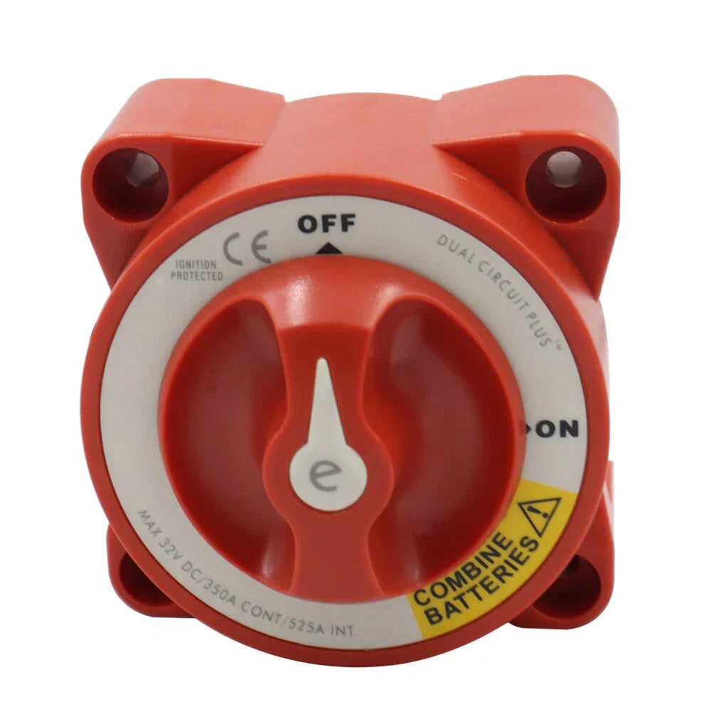 Dual Circuit Battery Switch Knob for Red 5511E 32V 350A