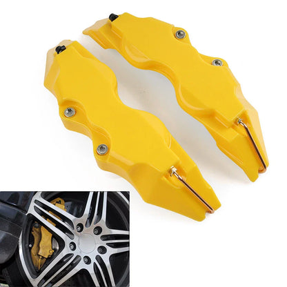 Large 3D Yellow Disc Brake Caliper Covers for Universal Cars