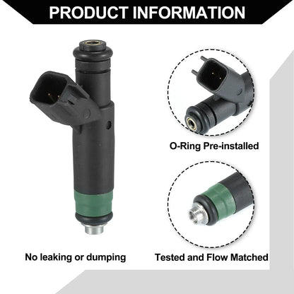 Fuel Injector for Dodge Ram 1500 2004-2007 4.7L Black 1 x Unit