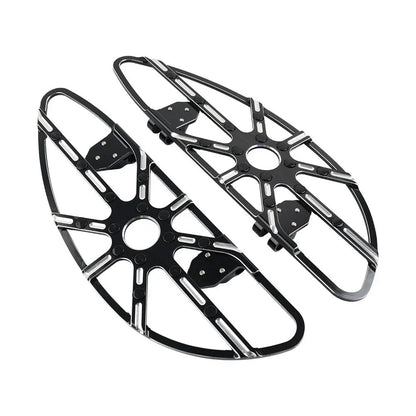 Rider Driver Front Floorboard Footboards for Harley Touring Softail