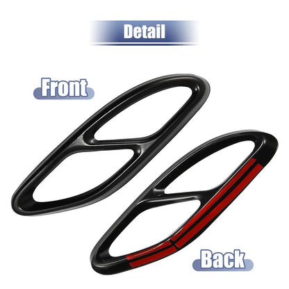 Exhaust Tail Pipe Mufflers Covers for Mercedes-Benz A Class A200 (2016-2019)