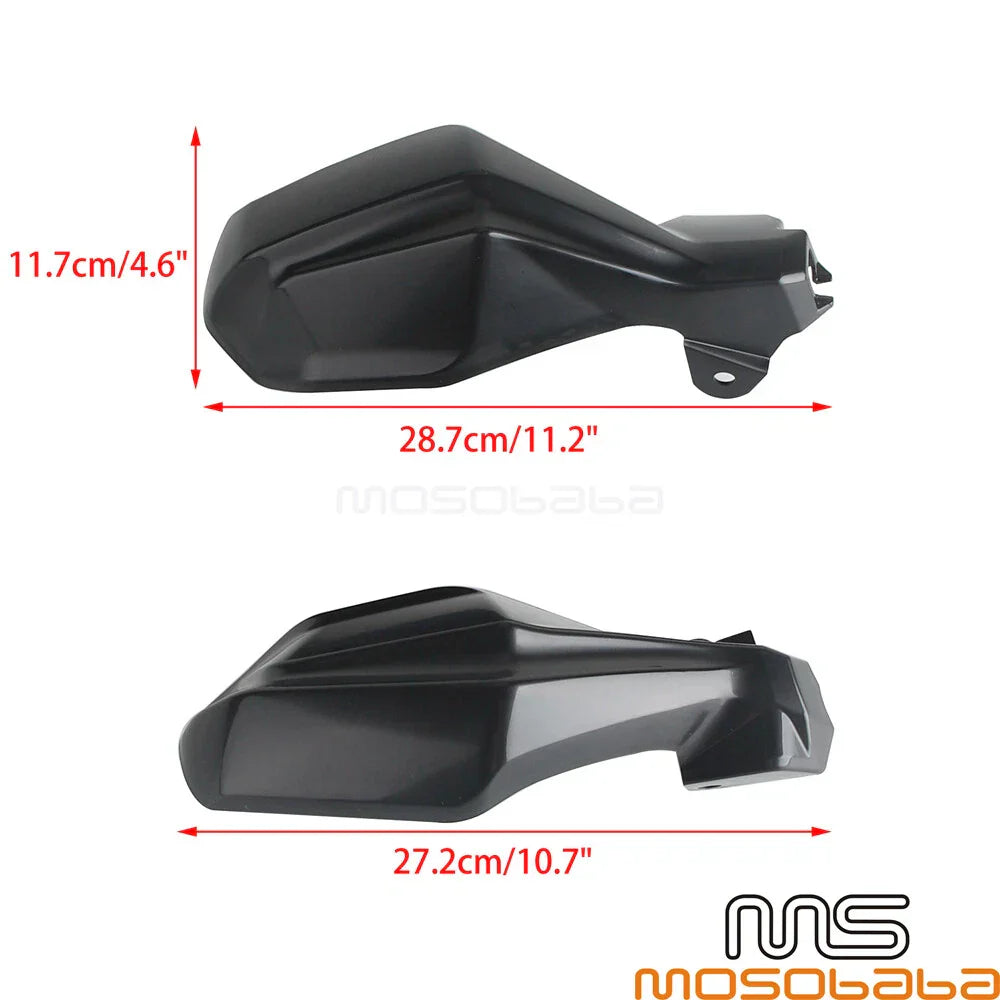 Black Handguard Cover Shield Wind Protector for Kawasaki KLX230 (2020-2024)