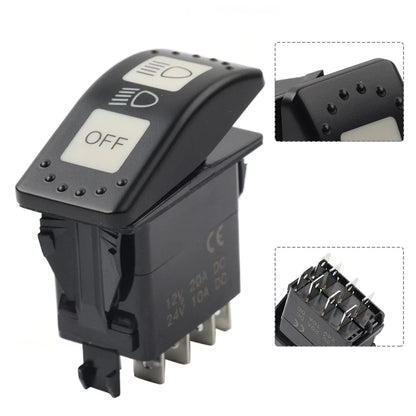 8-Pin Headlight Switch for Can-Am Defender, Maverick (2017-2023)