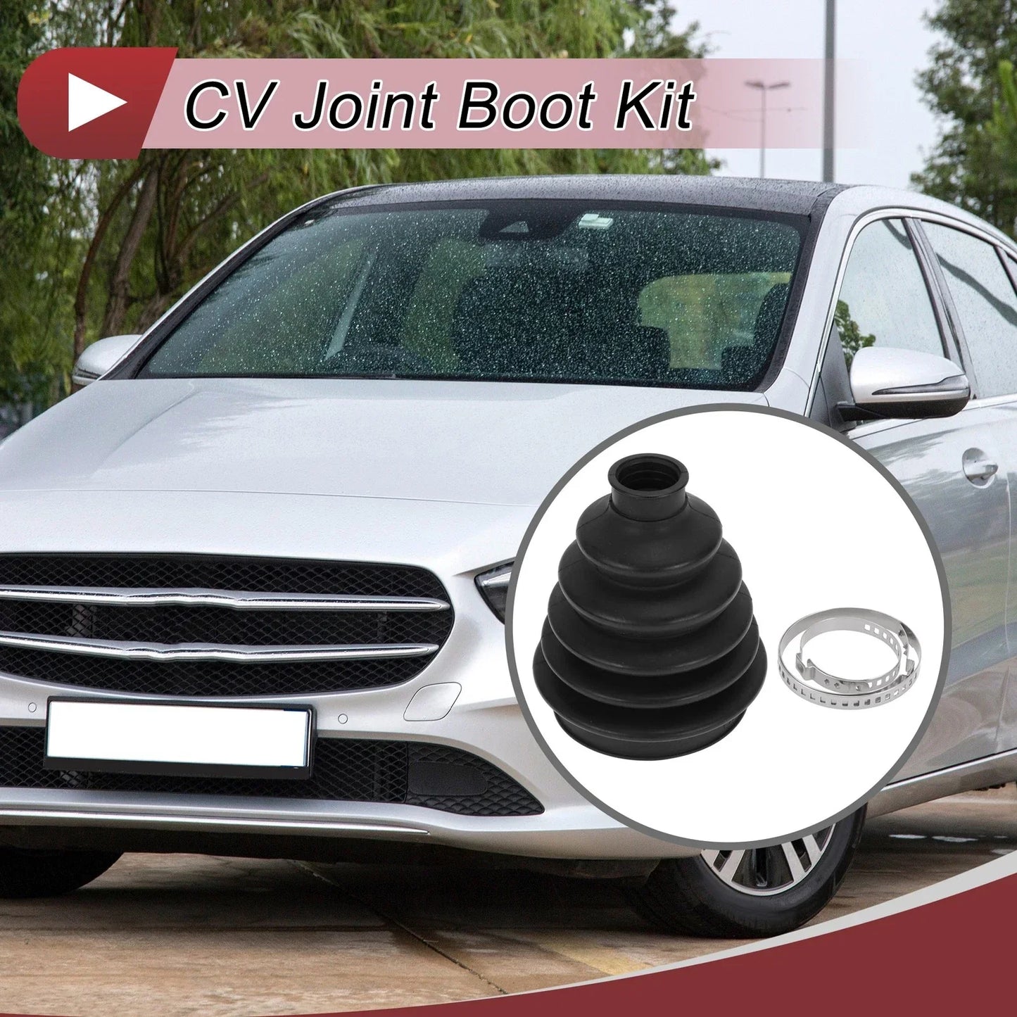 Outer CV Joint Boot Kit w/ Clamps for Mercedes-Benz B-Class (2005-2011)