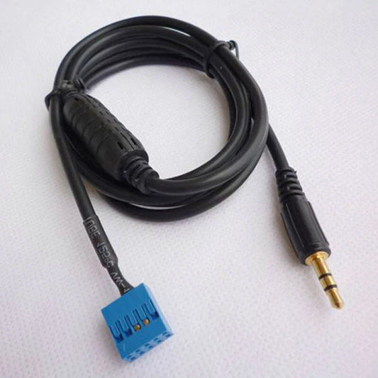 AUX 3.5mm Male Input Cable Adapter Receiver Cord for BMW E46 323i (1998-2006)
