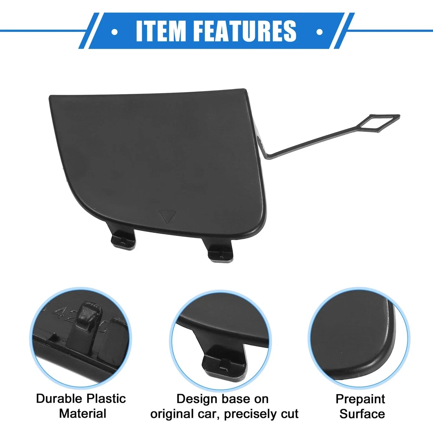 Front Bumper Tow Hook Eye Hole Cover for Mercedes-Benz GLA 250 (2015-2023)