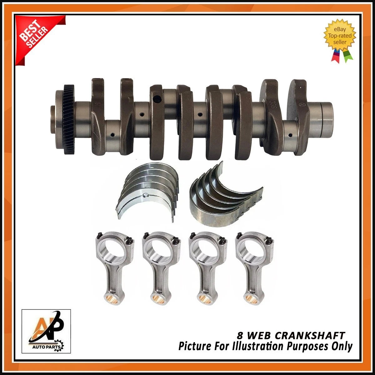 Crankshaft 8 Web Rebuild Parts Kit for Mercedes-Benz Sprinter 2.2 (2014–2018)