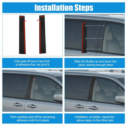 Windshield B Pillar Trim for Chrysler Town & Country, Dodge (2008-2016)