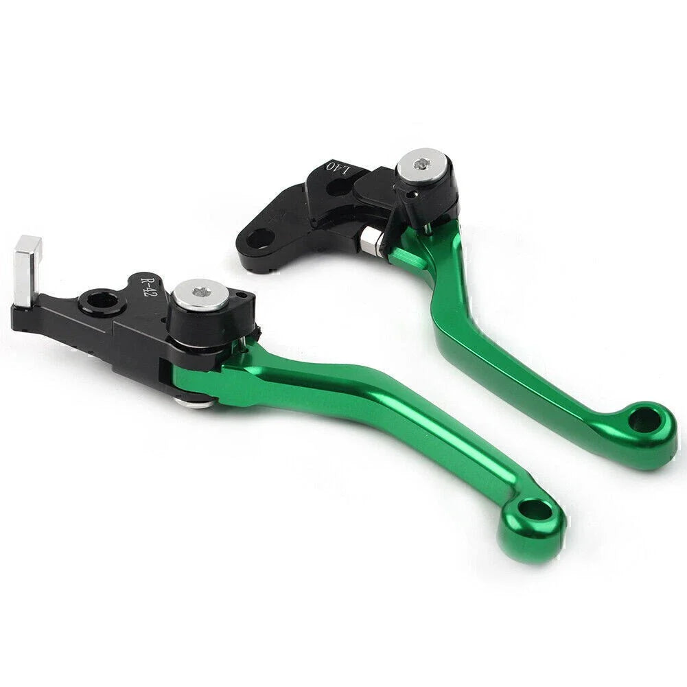 Green Pivot Clutch Brake Levers for Suzuki DRZ400S/SM/E (2000-2022)