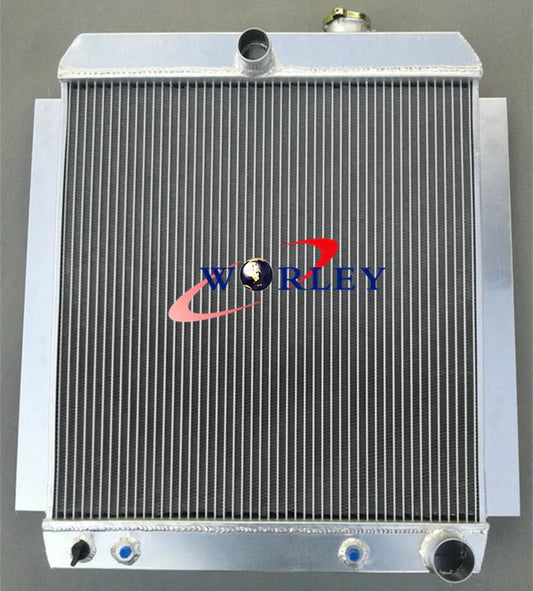 Aluminum Radiator + Fan for 47-54 Chevy Truck Pickup C/K 3100-3900