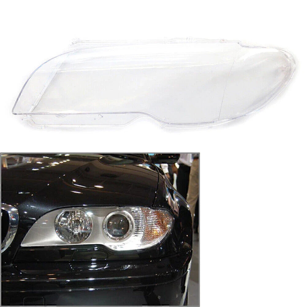 Left Headlight Lens Cover for BMW E46 2DR Coupe 325ci 330ci (2003-2006)