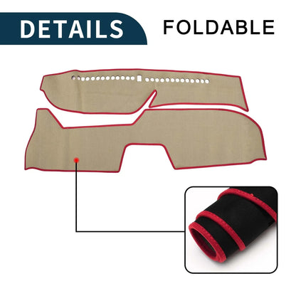 Dashboard Cover Mat for Honda FREED GB5/6/7/8 (2016-2024) Protector Pad Black Red