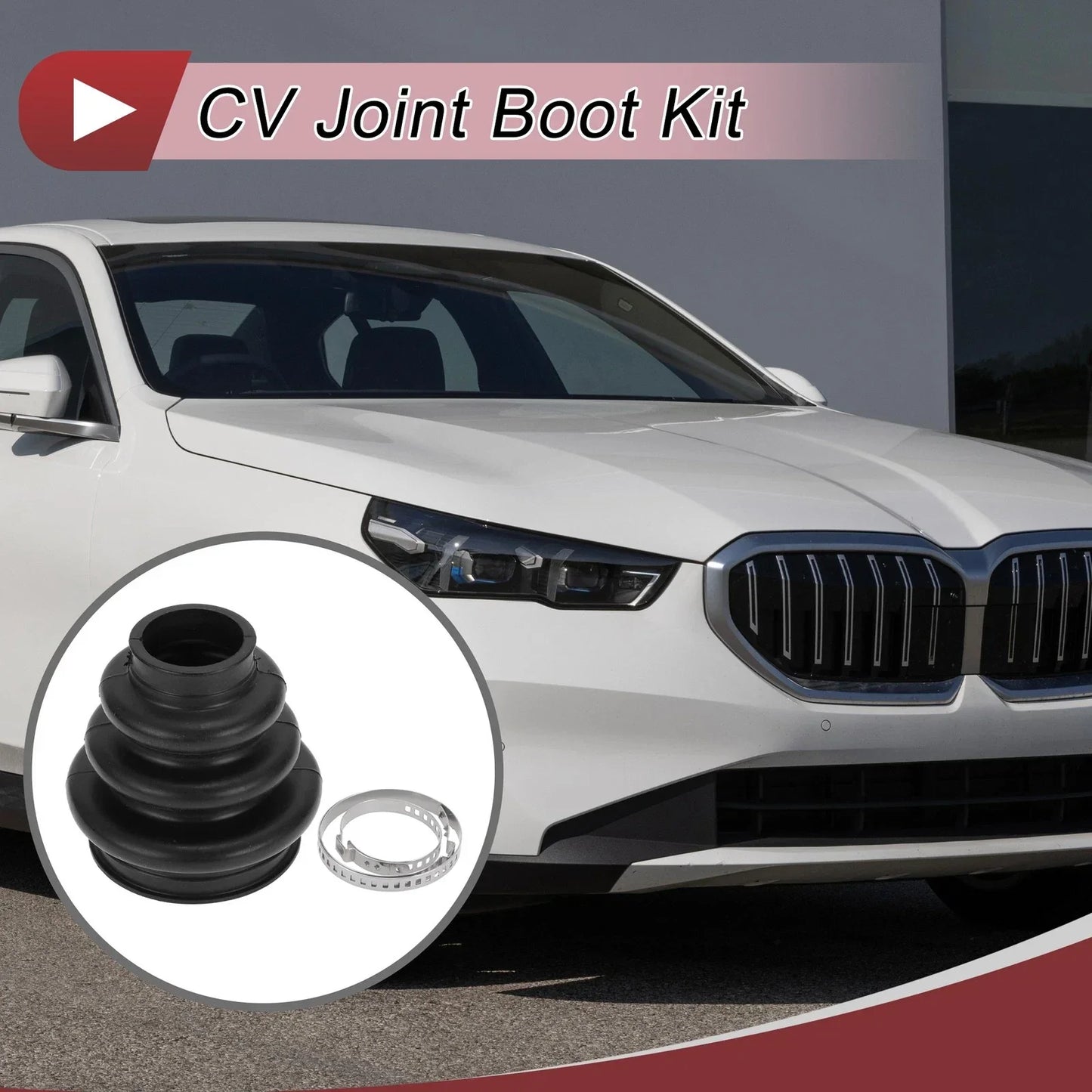 Outer CV Joint Boot Kit with Clamps for BMW 525i (2006-2007)