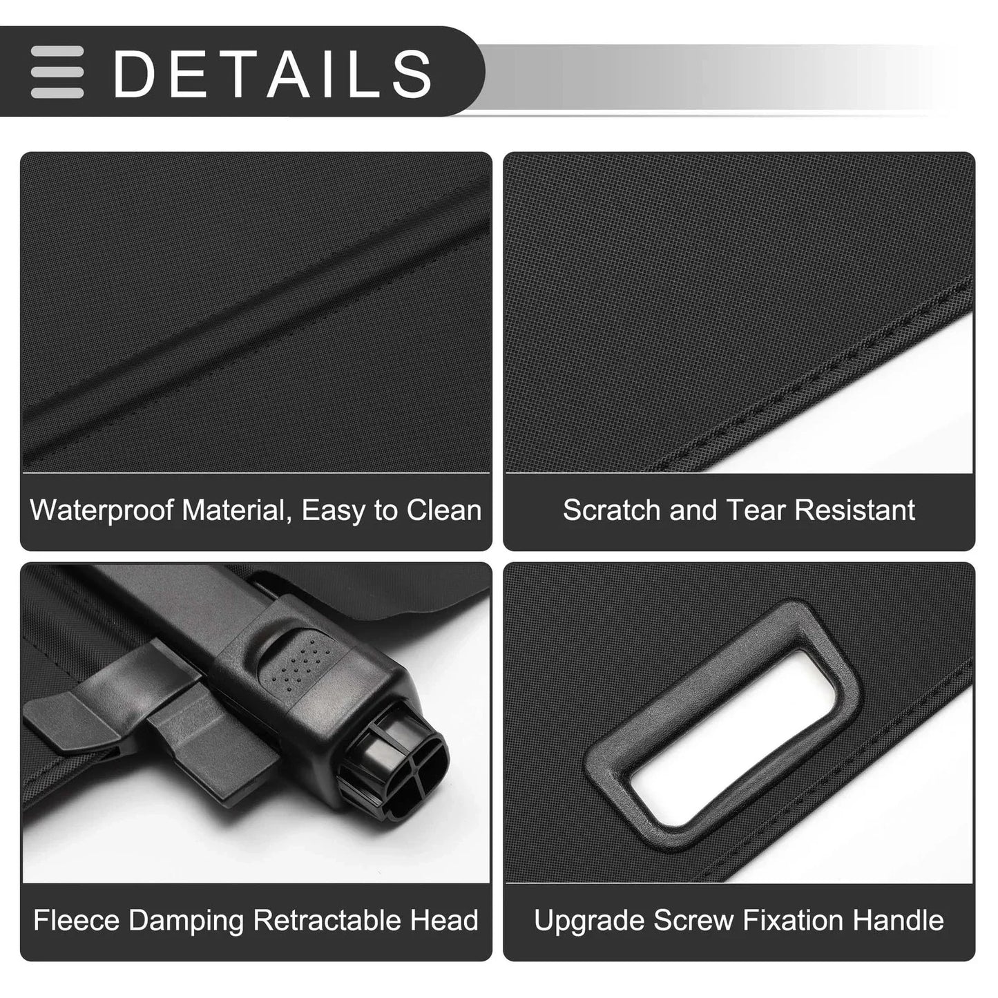 Retractable Cargo Cover for Lexus RX RX350 2023-2025 Gloss Black