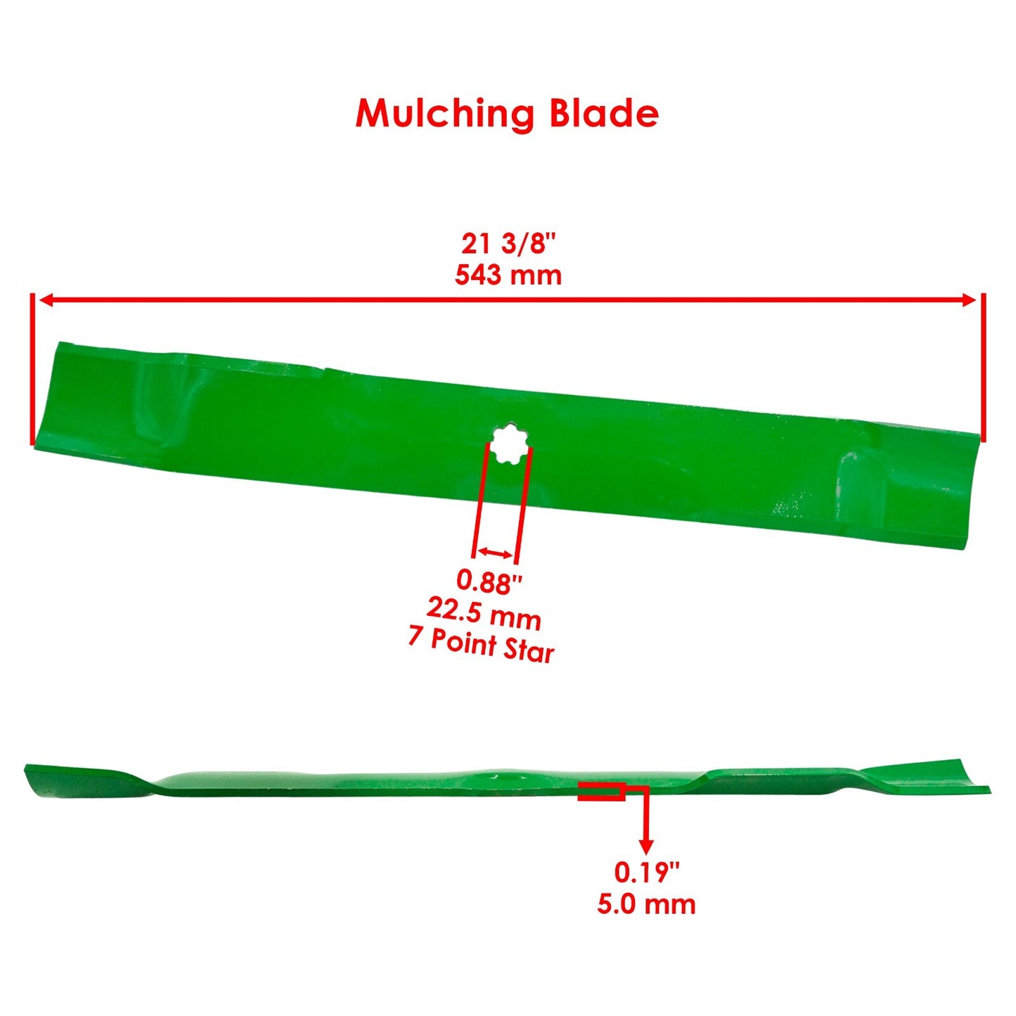 Deck Blade 42 Inch Replacement for John Deere X330 X340 LT160 D105 (2005–2011)