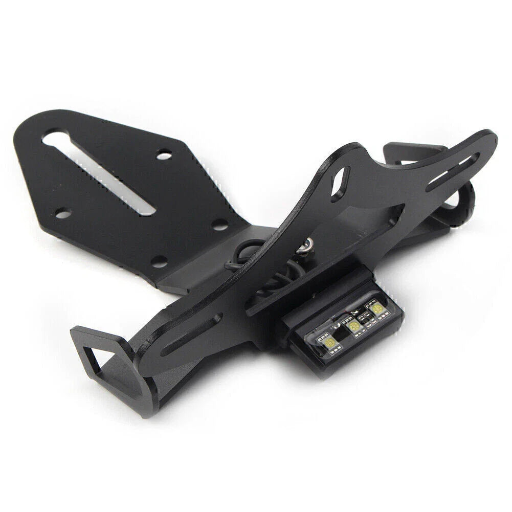 Black Steel Fender Eliminator License Plate Holder for KAWASAKI ZX-10R (16-20)