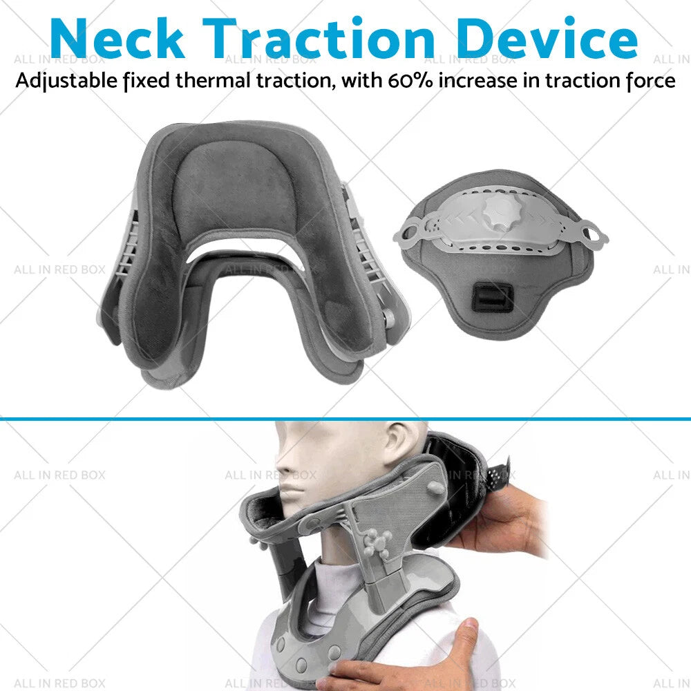 Cervical Neck Traction Device Brace Collar Stretcher Pain Relief Therapy