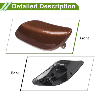 Washer Nozzle Cover for Porsche Cayenne 2008-2010 (2 x Brown Caps)