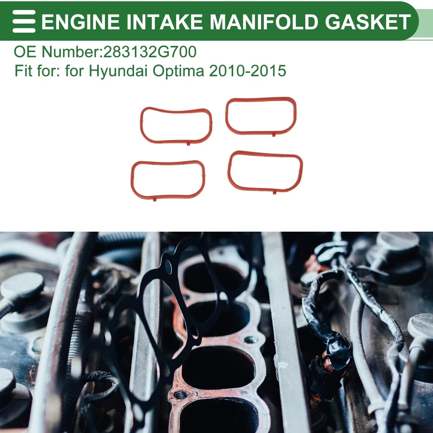 Engine Intake Manifold Gasket for Hyundai Optima (2010-2015)