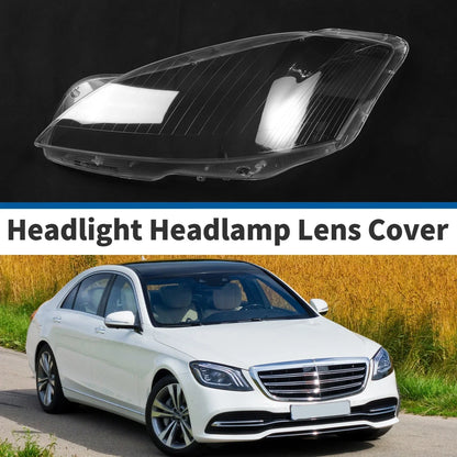 Car Front Left Headlight Lens Cover for Mercedes-Benz S-Class (2006-2009)
