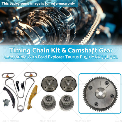 Timing Chain Kit & Camshaft Gear for Ford Explorer Taurus F-150 MKX (2006-2010)